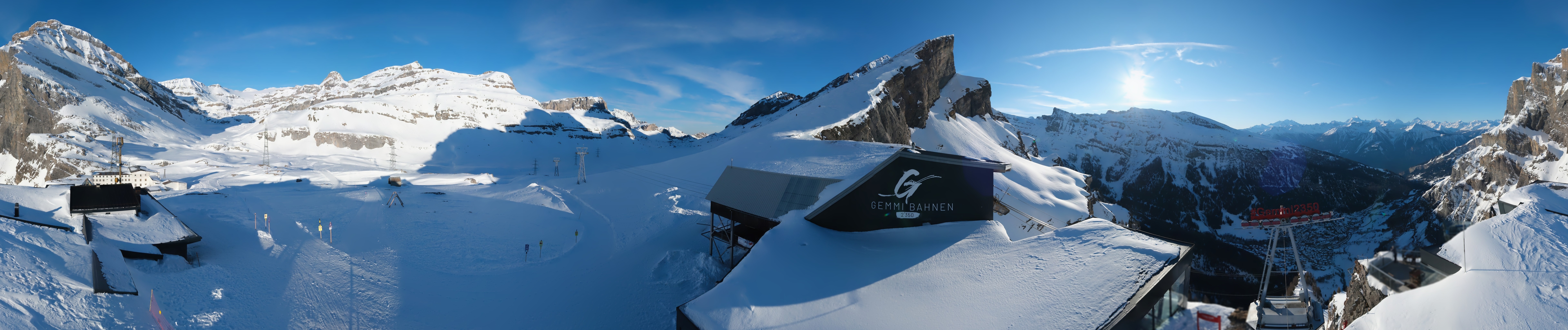 Archived image Webcam Leukerbad: Roundshot Gemmipass