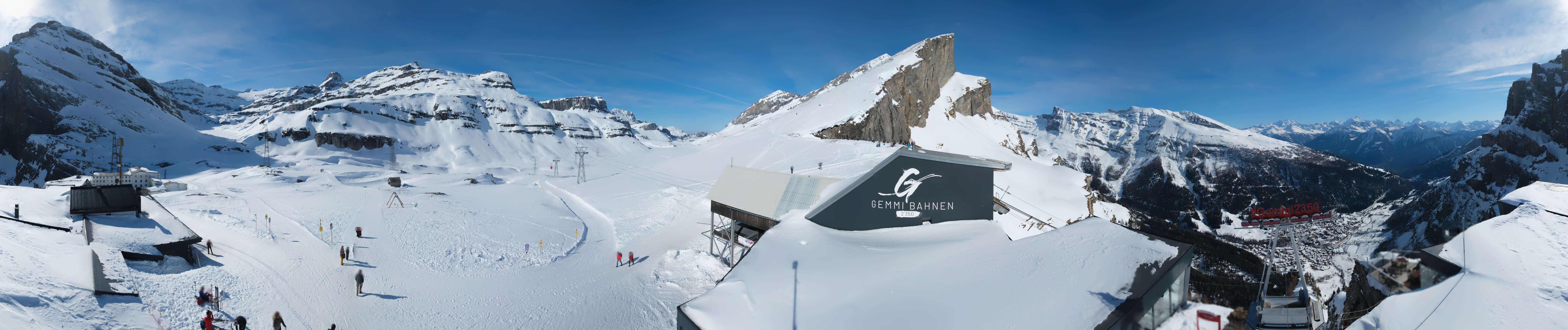 Archived image Webcam Leukerbad: Roundshot Gemmipass