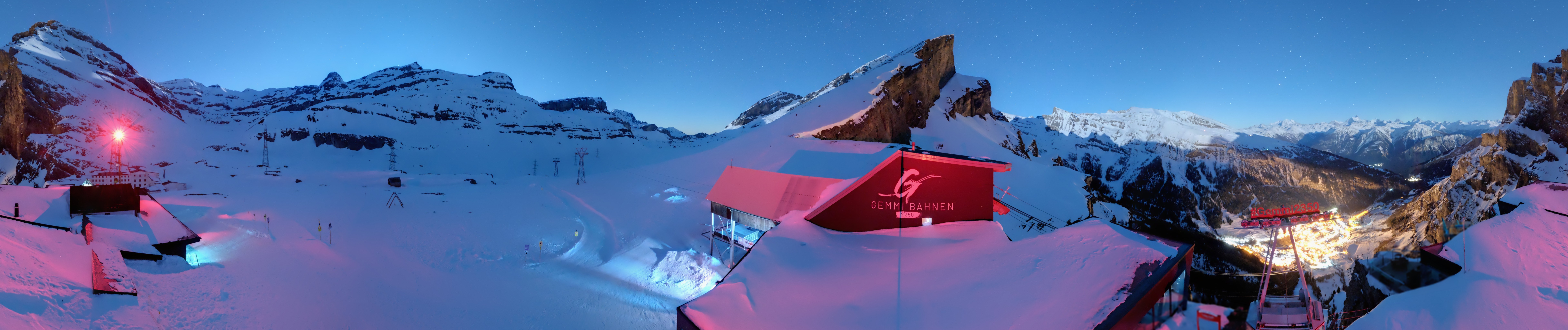 Archived image Webcam Leukerbad: Roundshot Gemmipass