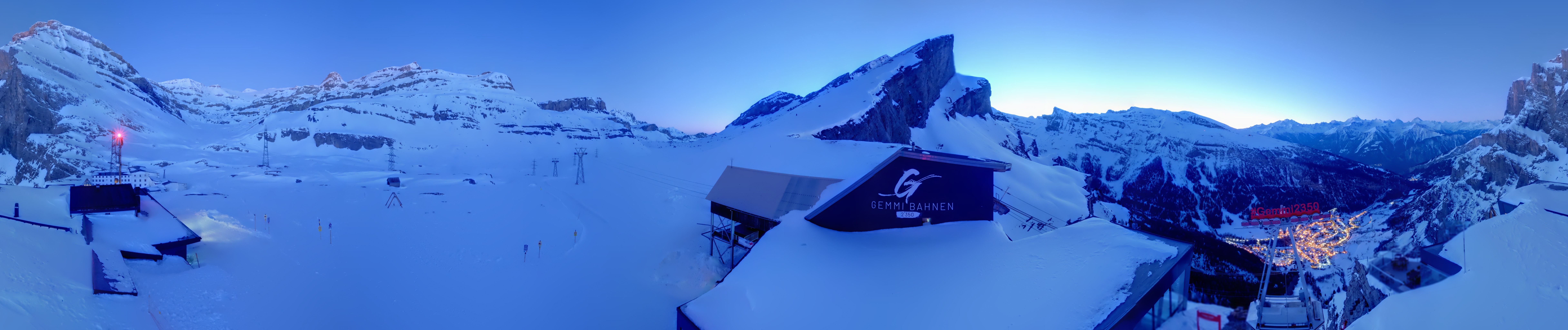 Archived image Webcam Leukerbad: Roundshot Gemmipass