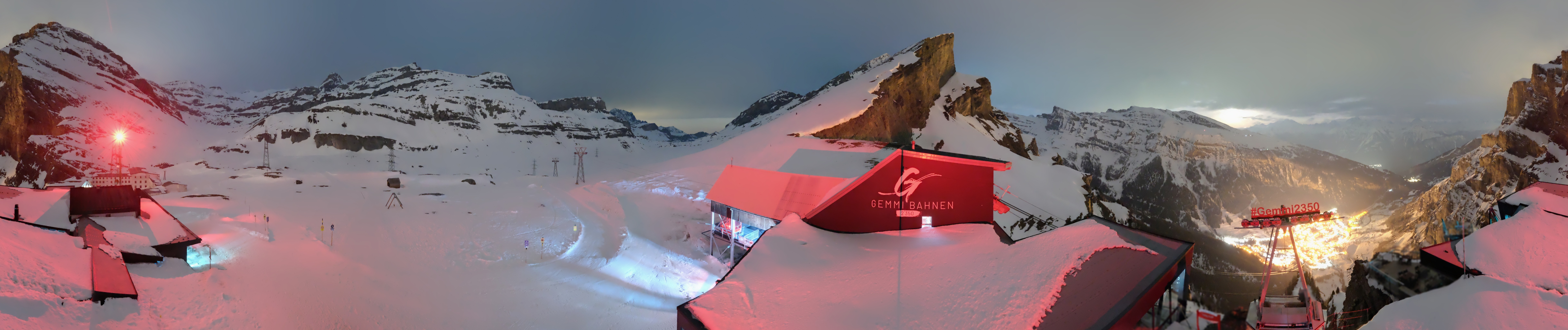 Archiv Foto Webcam Leukerbad: Gemmi Panoramacam