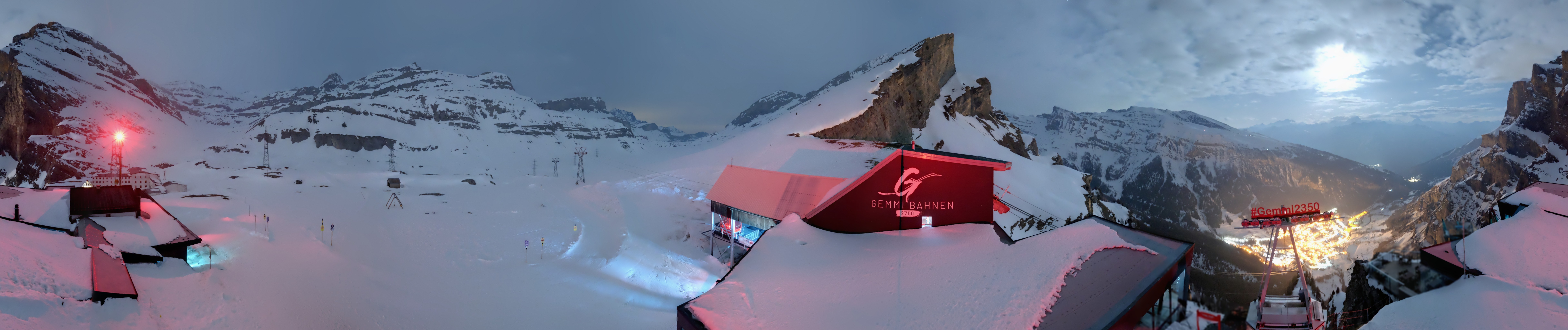 Archiv Foto Webcam Leukerbad: Gemmi Panoramacam