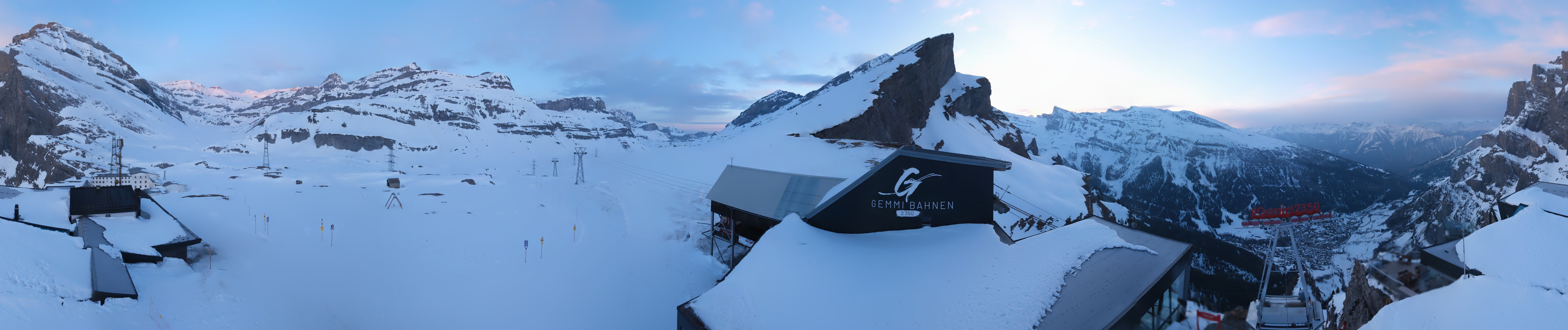 Archiv Foto Webcam Leukerbad: Gemmi Panoramacam
