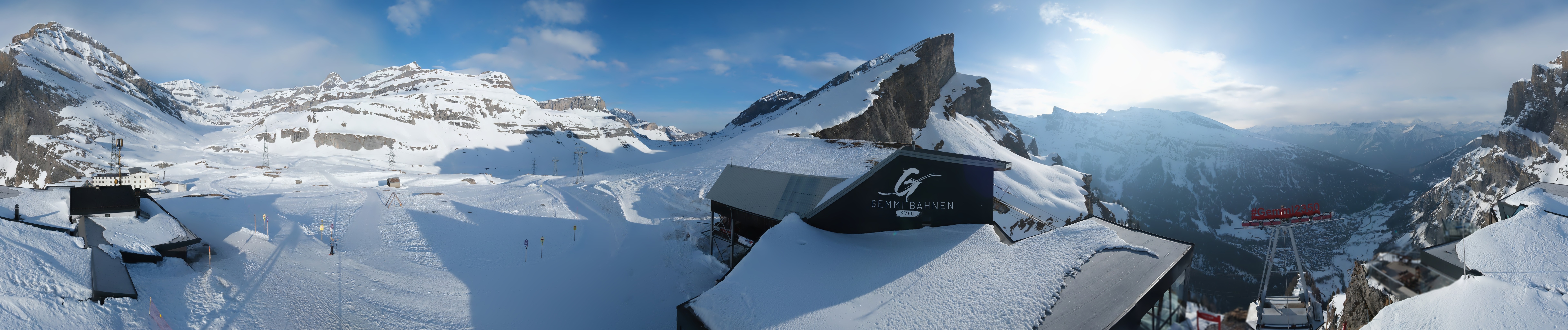 Archiv Foto Webcam Leukerbad: Gemmi Panoramacam