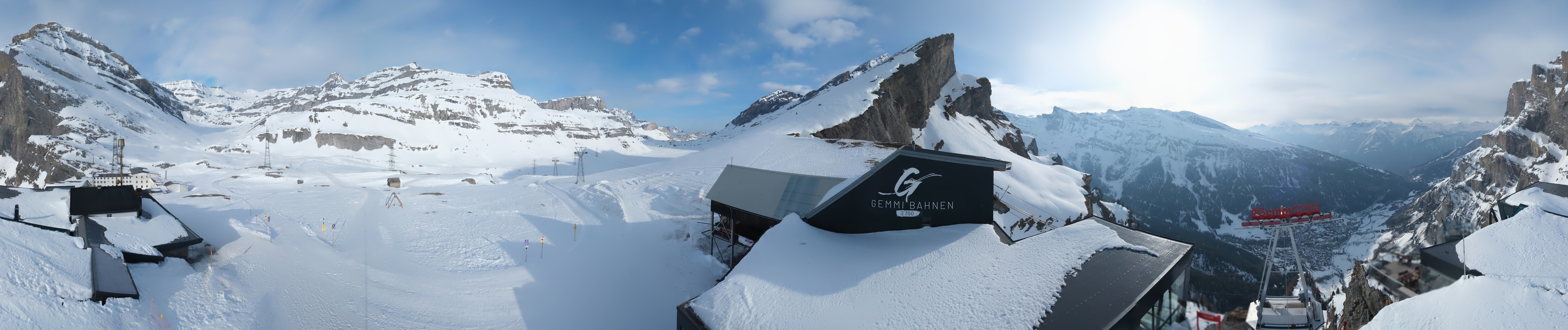 Archiv Foto Webcam Leukerbad: Gemmi Panoramacam