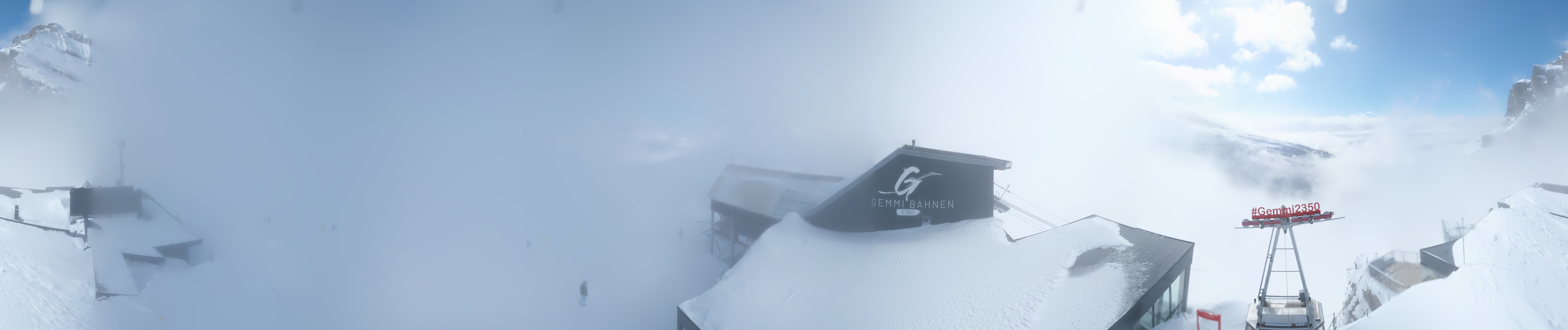 Archiv Foto Webcam Leukerbad: Gemmi Panoramacam