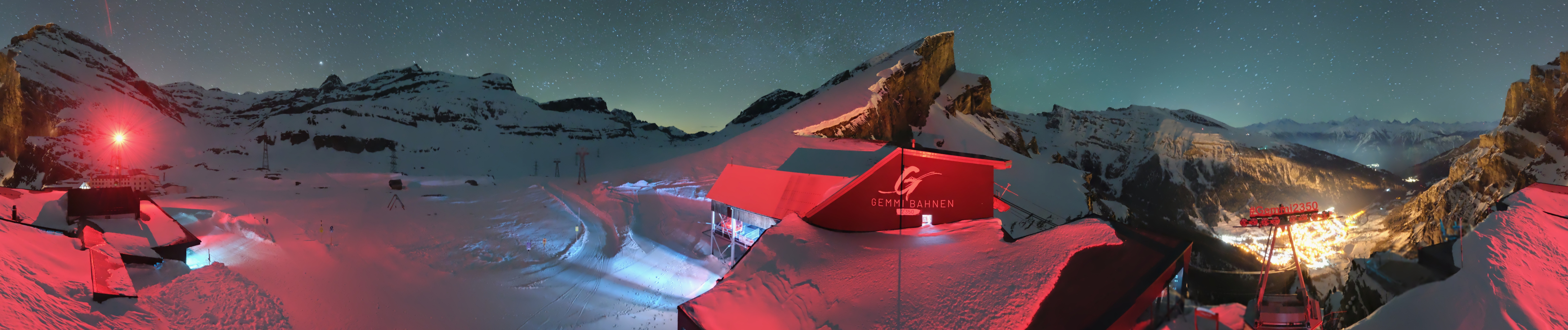 Archiv Foto Webcam Leukerbad: Gemmi Panoramacam