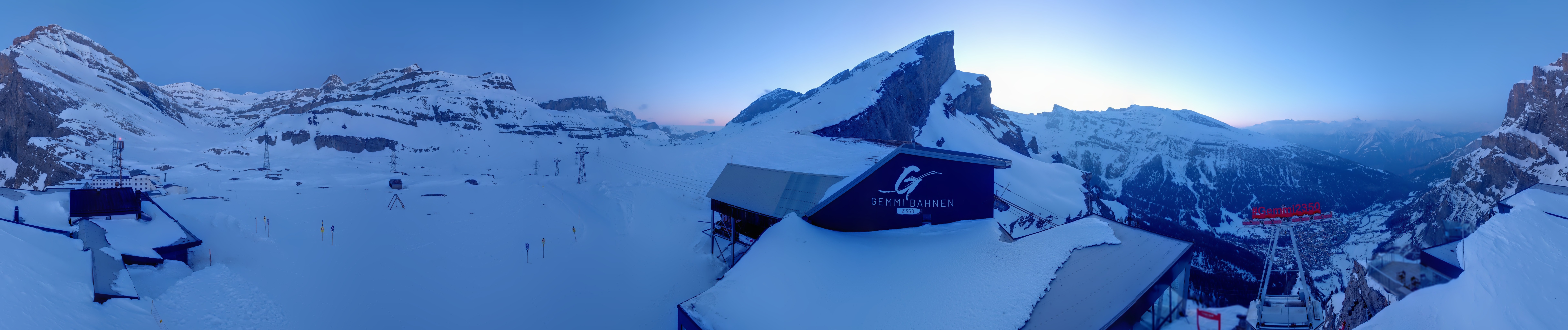 Archiv Foto Webcam Leukerbad: Gemmi Panoramacam