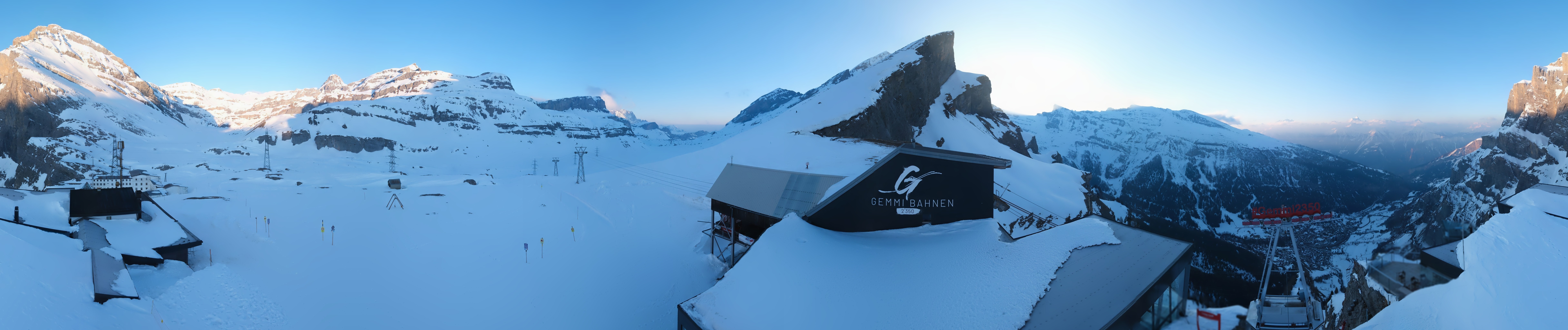 Archiv Foto Webcam Leukerbad: Gemmi Panoramacam
