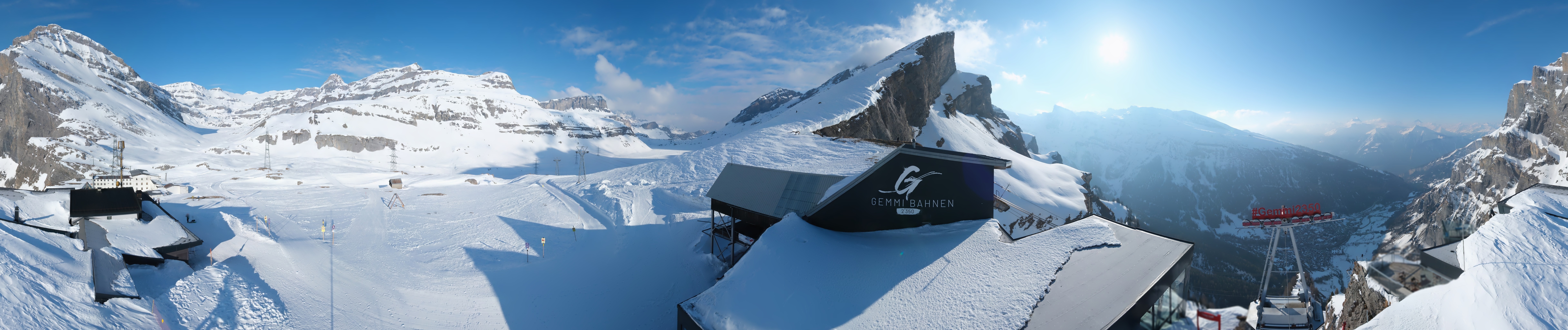 Archiv Foto Webcam Leukerbad: Gemmi Panoramacam