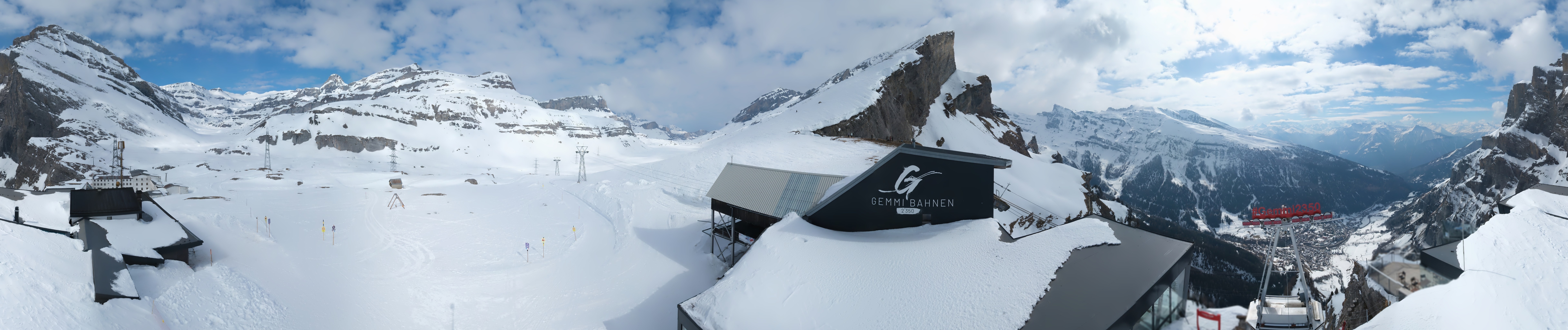 Archiv Foto Webcam Leukerbad: Gemmi Panoramacam