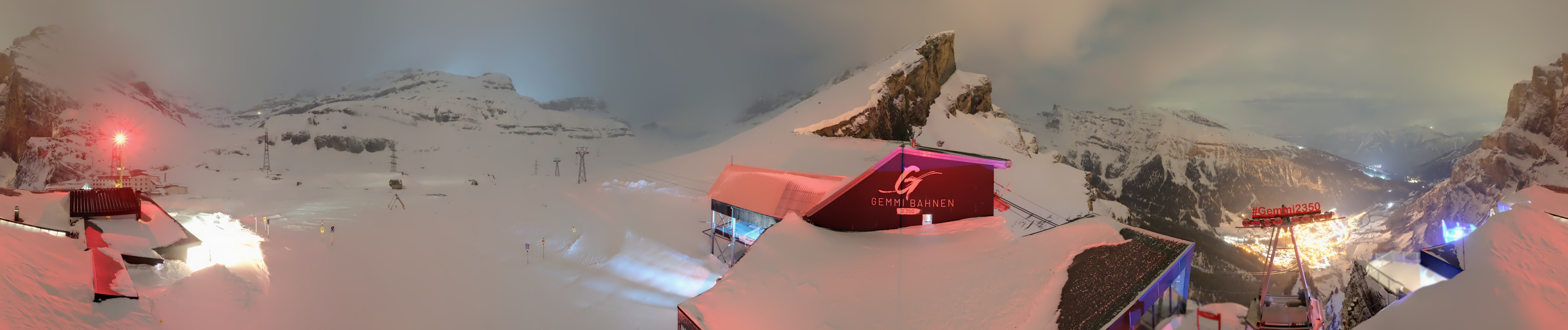 Archiv Foto Webcam Leukerbad: Gemmi Panoramacam