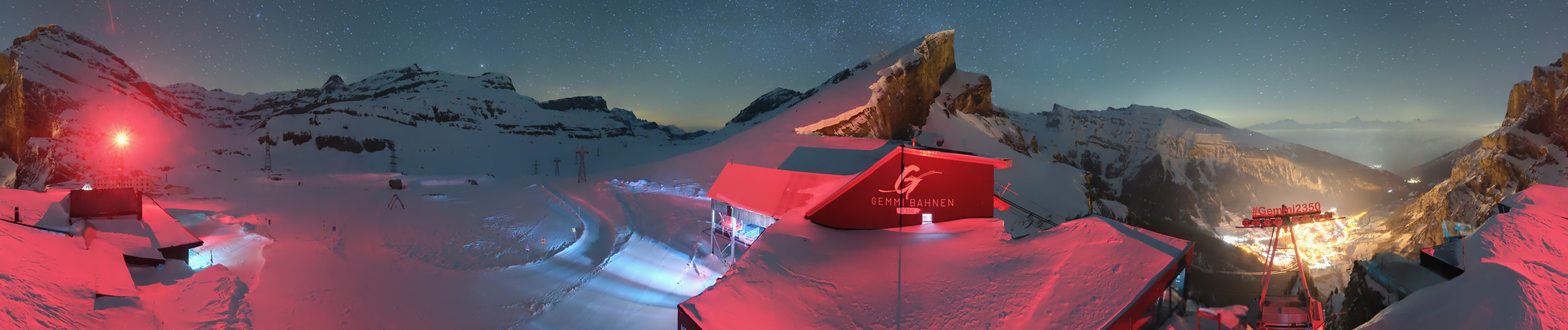 Archiv Foto Webcam Leukerbad: Gemmi Panoramacam