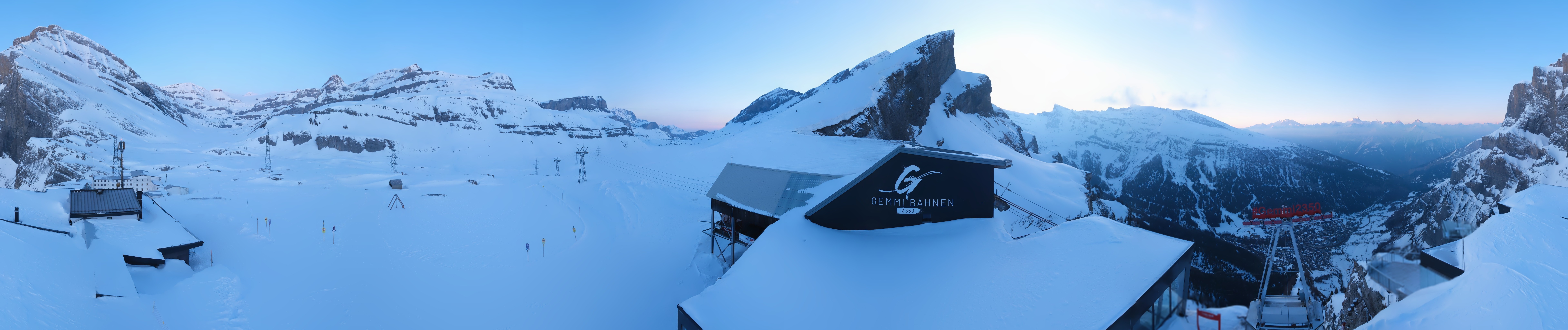Archiv Foto Webcam Leukerbad: Gemmi Panoramacam