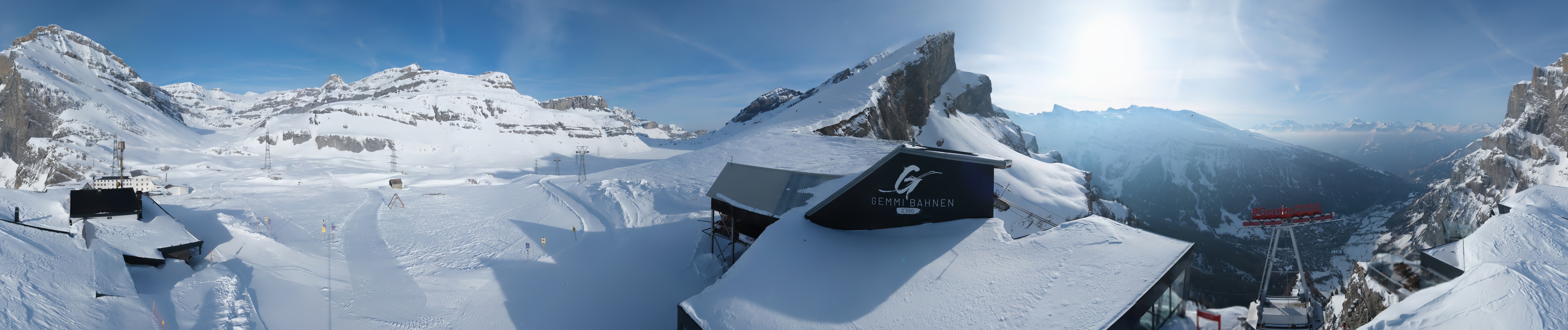 Archiv Foto Webcam Leukerbad: Gemmi Panoramacam