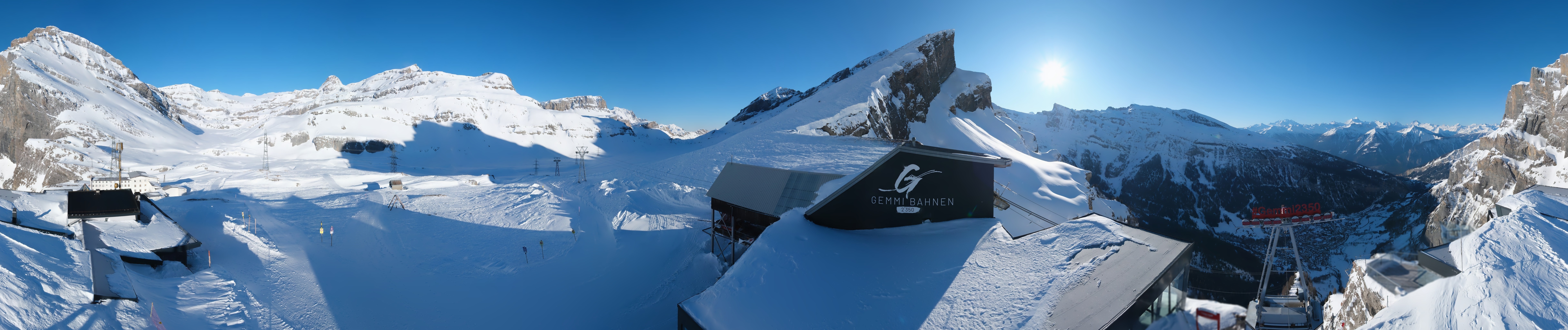 Archiv Foto Webcam Leukerbad: Gemmi Panoramacam