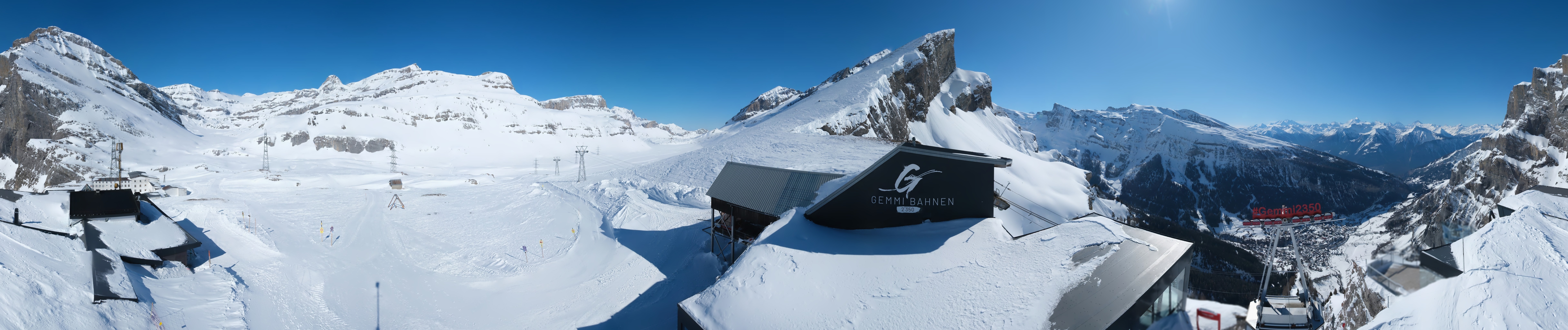 Archiv Foto Webcam Leukerbad: Gemmi Panoramacam