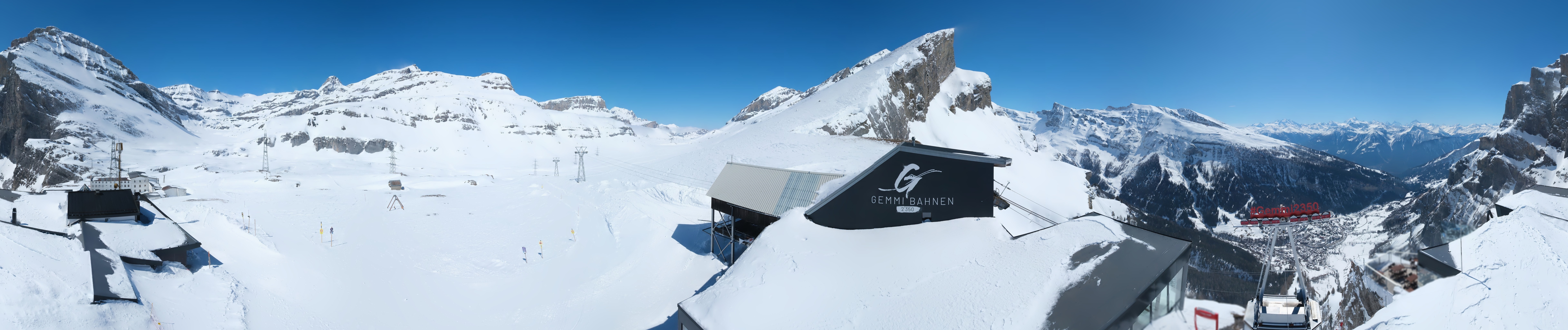 Archiv Foto Webcam Leukerbad: Gemmi Panoramacam