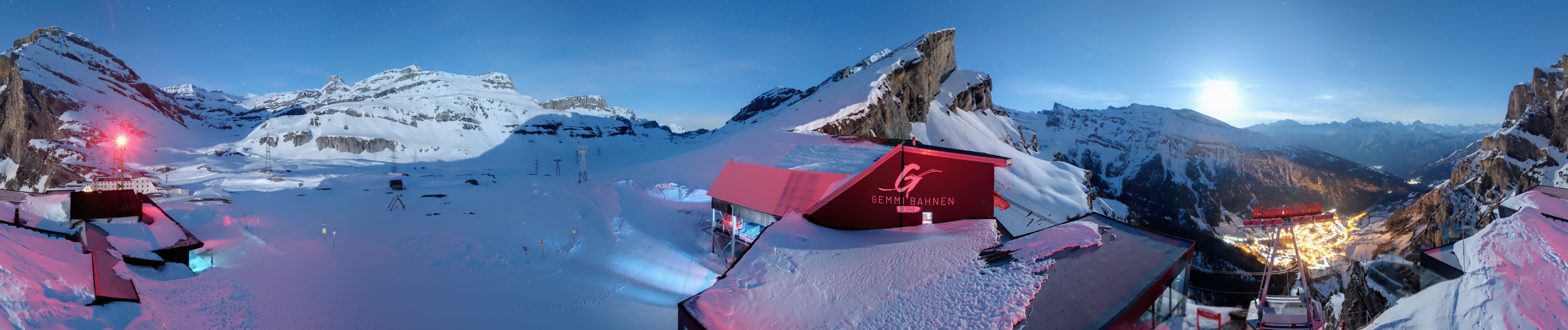 Archived image Webcam Leukerbad: Roundshot Gemmipass