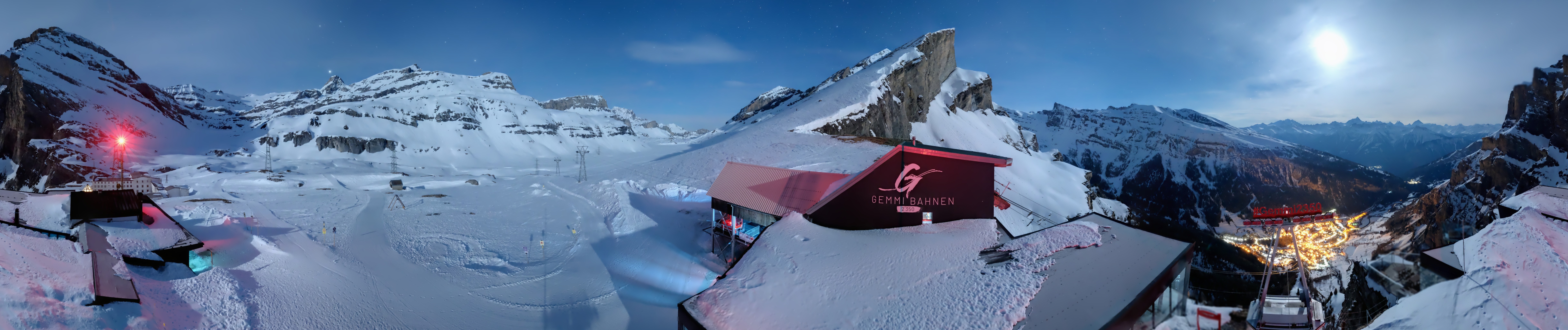 Archived image Webcam Leukerbad: Roundshot Gemmipass