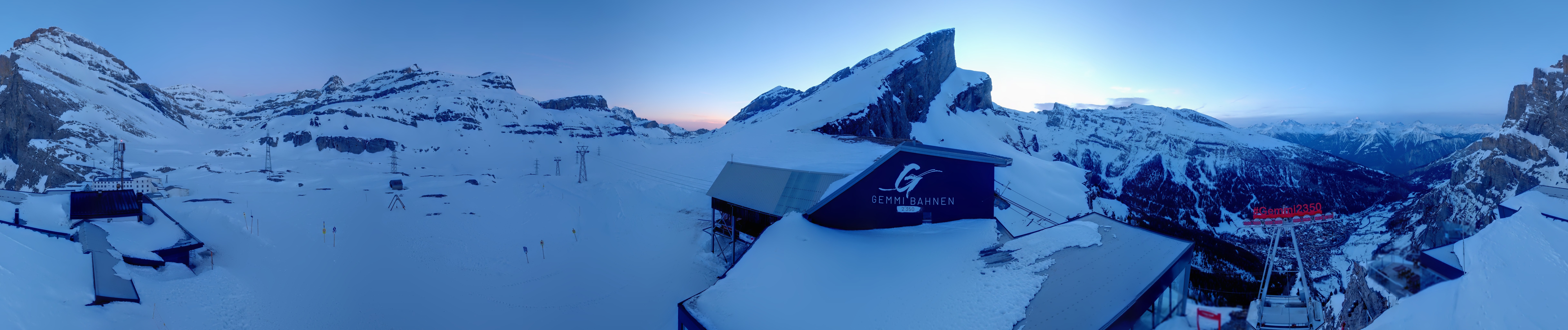 Archived image Webcam Leukerbad: Roundshot Gemmipass