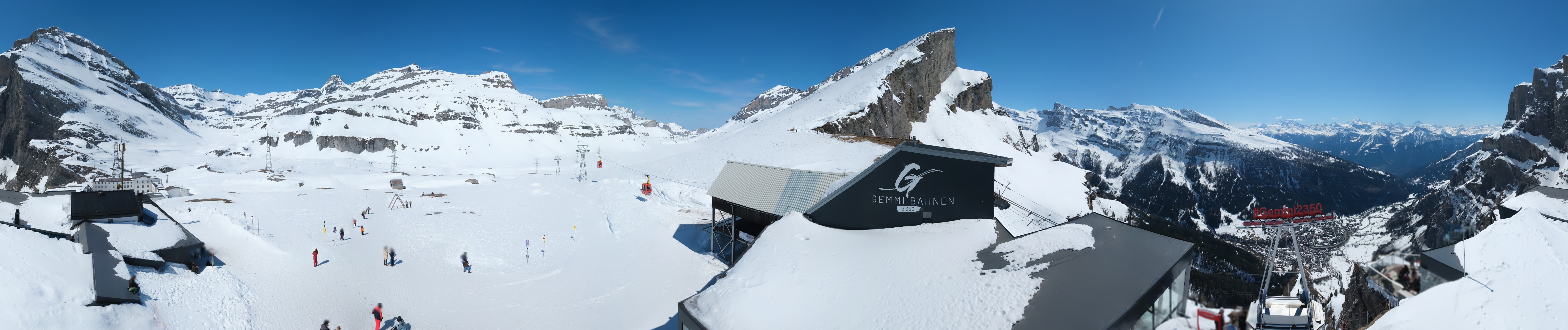 Archived image Webcam Leukerbad: Roundshot Gemmipass