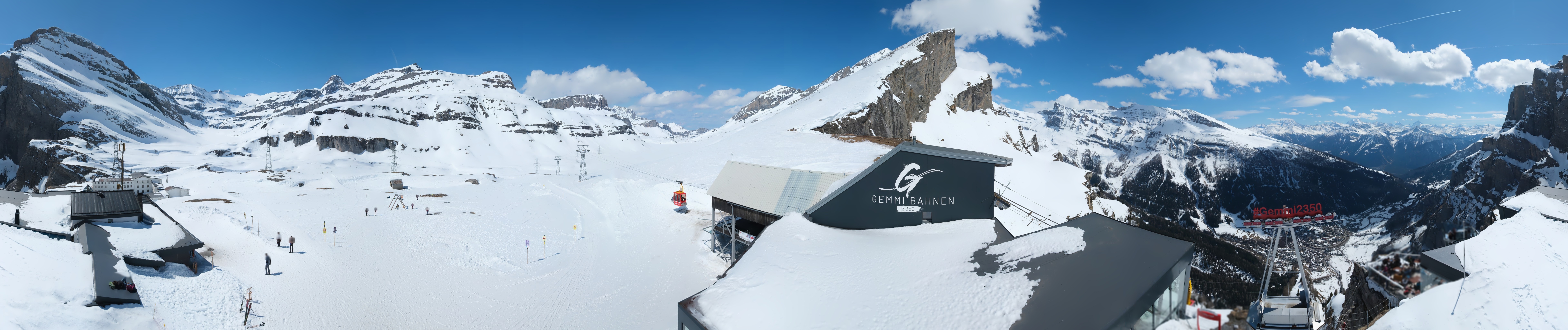 Archived image Webcam Leukerbad: Roundshot Gemmipass