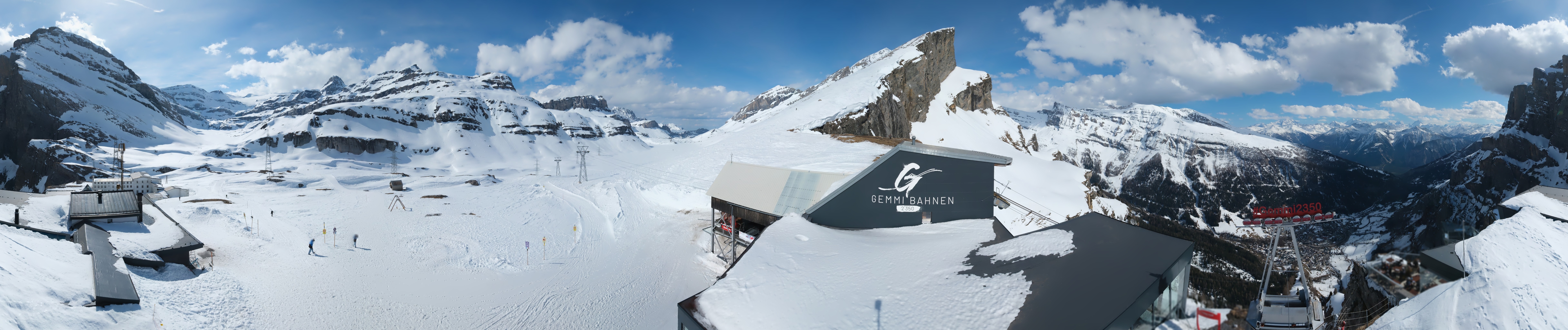 Archived image Webcam Leukerbad: Roundshot Gemmipass