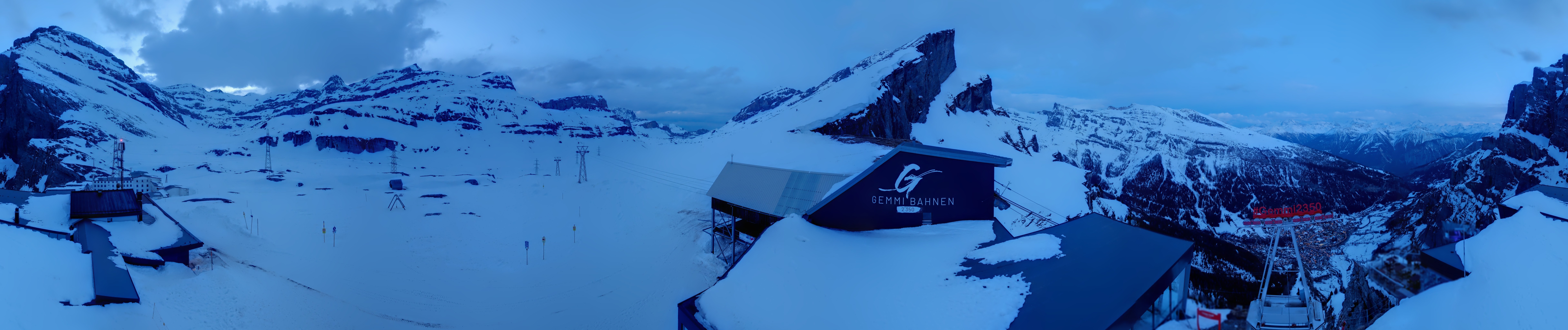 Archived image Webcam Leukerbad: Roundshot Gemmipass