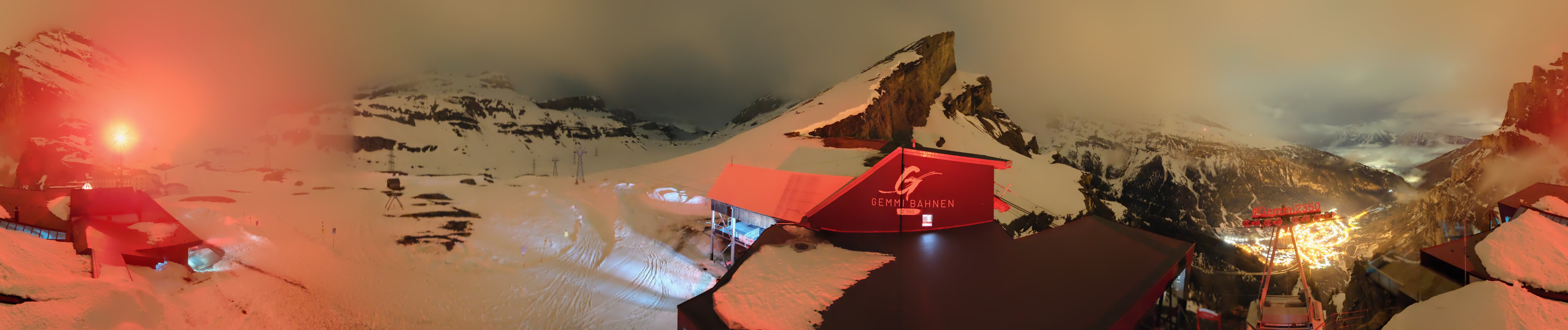 Archiv Foto Webcam Leukerbad: Gemmi Panoramacam