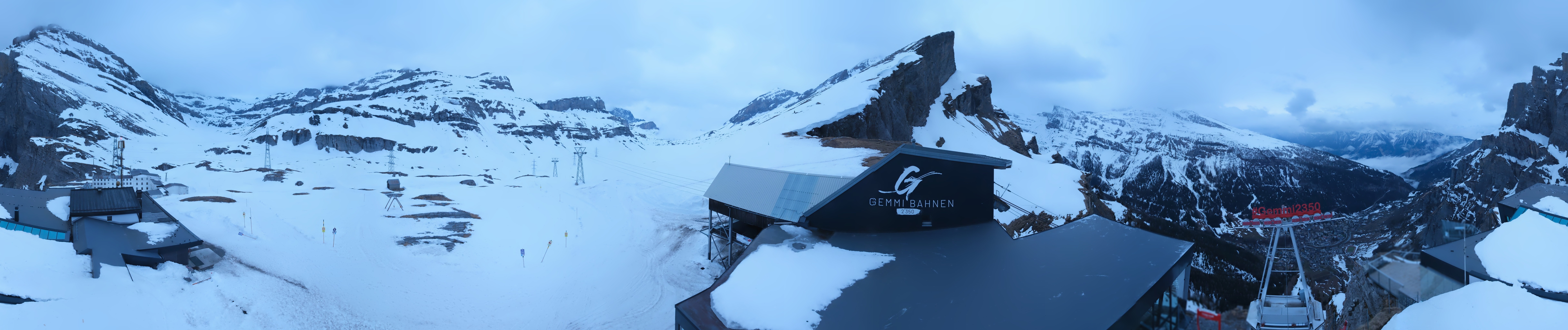 Archiv Foto Webcam Leukerbad: Gemmi Panoramacam
