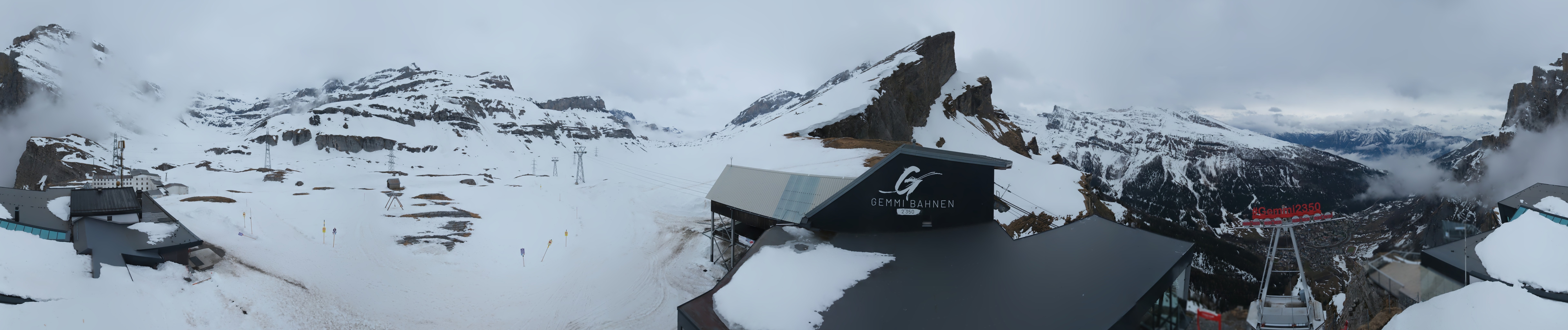 Archiv Foto Webcam Leukerbad: Gemmi Panoramacam