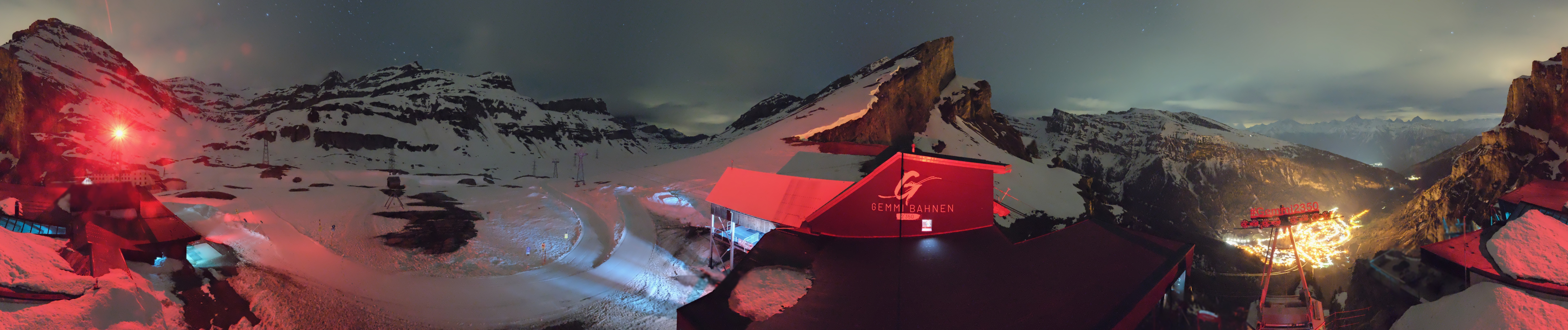 Archived image Webcam Leukerbad: Roundshot Gemmipass