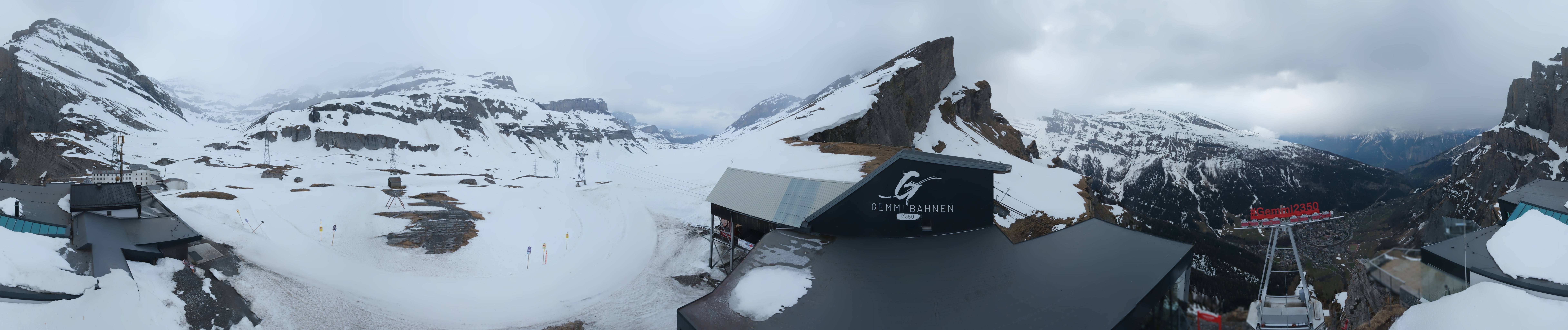 Archived image Webcam Leukerbad: Roundshot Gemmipass