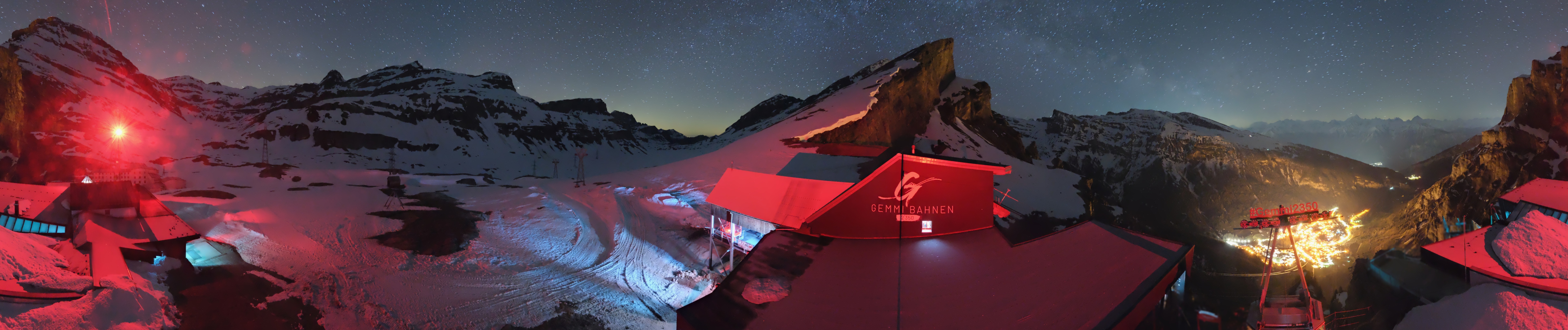 Archiv Foto Webcam Leukerbad: Gemmi Panoramacam