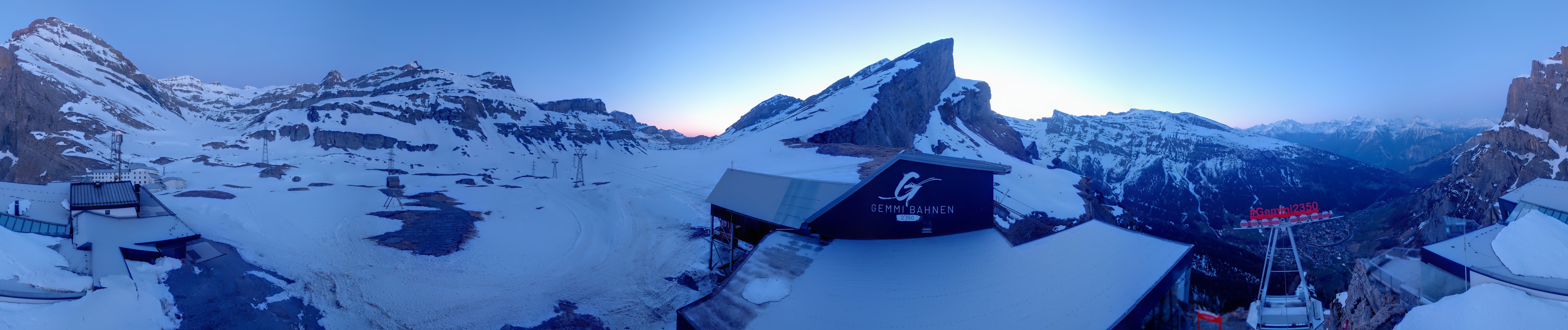 Archiv Foto Webcam Leukerbad: Gemmi Panoramacam