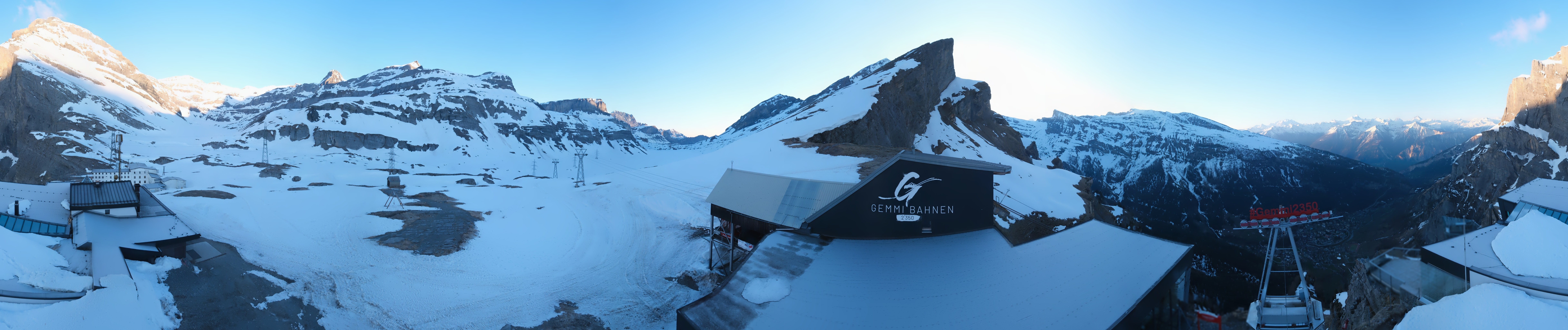 Archiv Foto Webcam Leukerbad: Gemmi Panoramacam