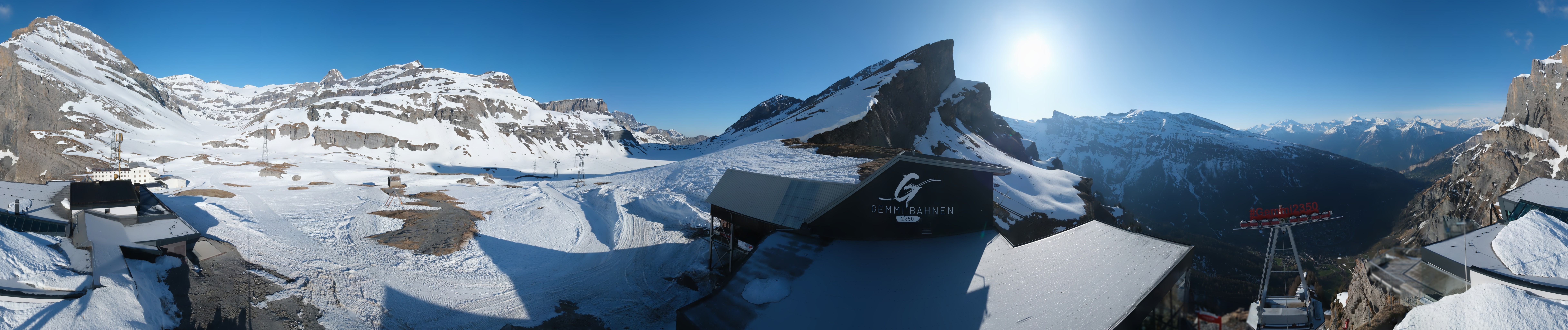Archiv Foto Webcam Leukerbad: Gemmi Panoramacam