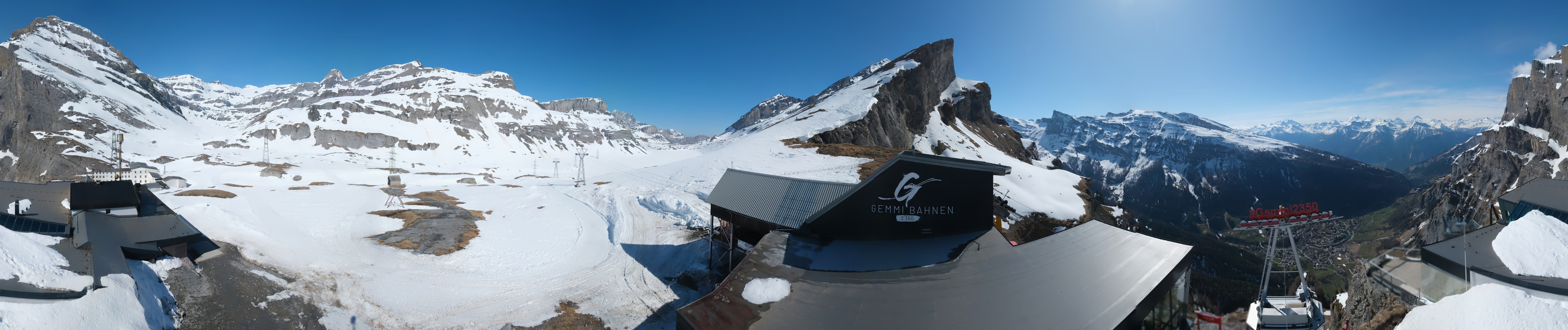 Archiv Foto Webcam Leukerbad: Gemmi Panoramacam