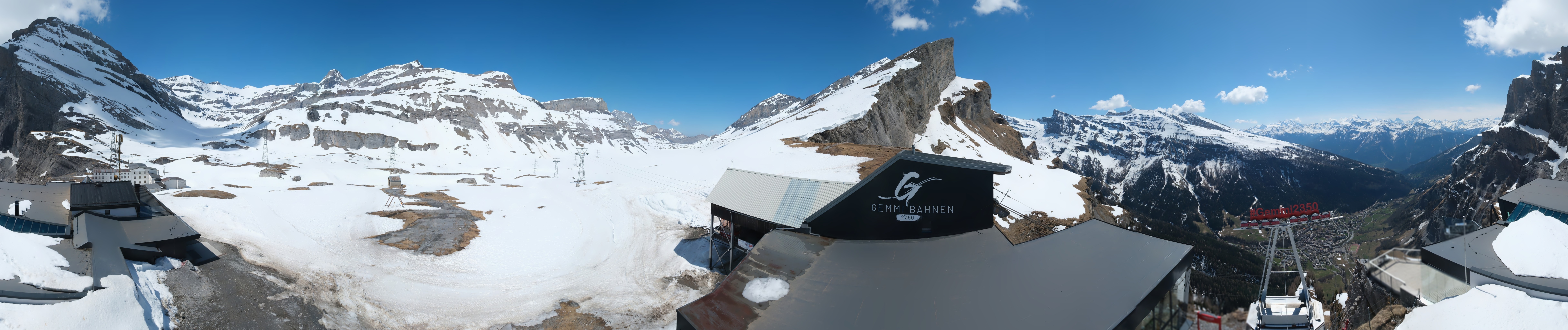 Archiv Foto Webcam Leukerbad: Gemmi Panoramacam