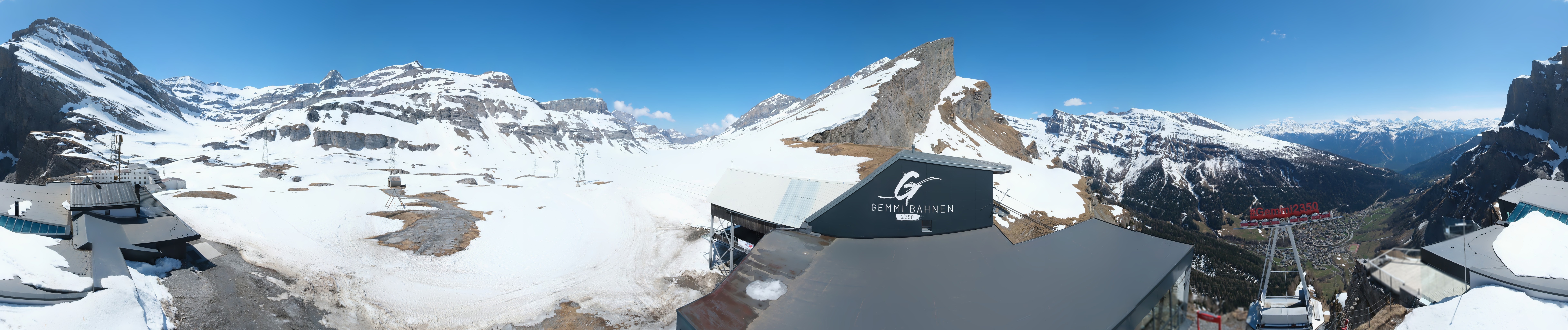 Archiv Foto Webcam Leukerbad: Gemmi Panoramacam