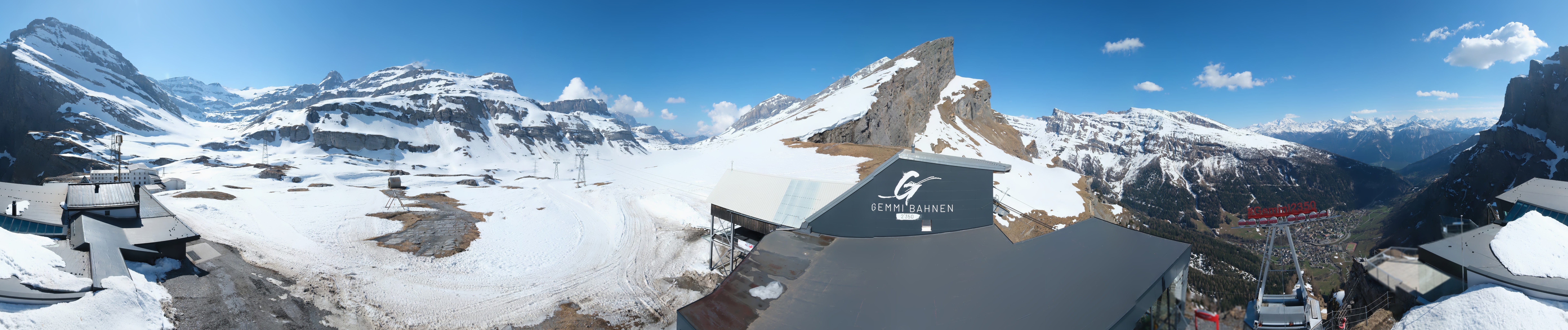 Archiv Foto Webcam Leukerbad: Gemmi Panoramacam