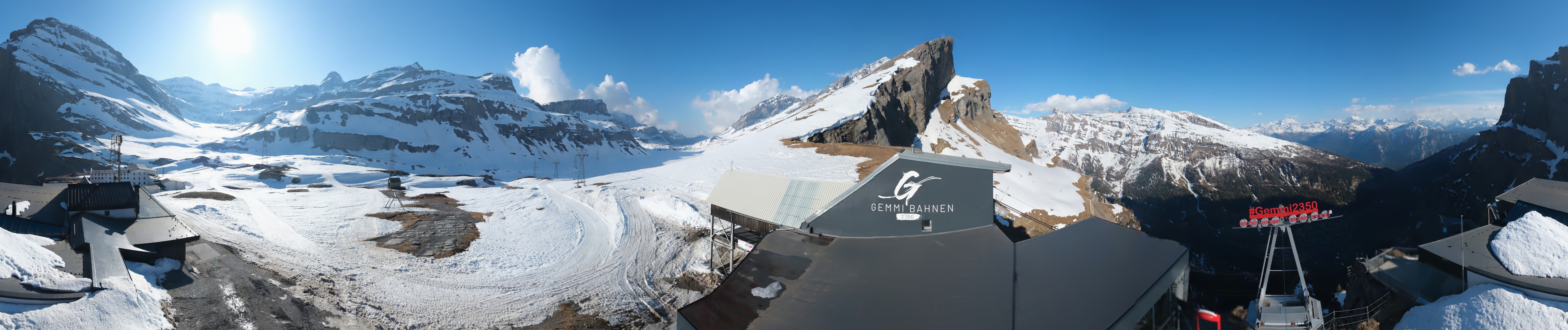 Archiv Foto Webcam Leukerbad: Gemmi Panoramacam