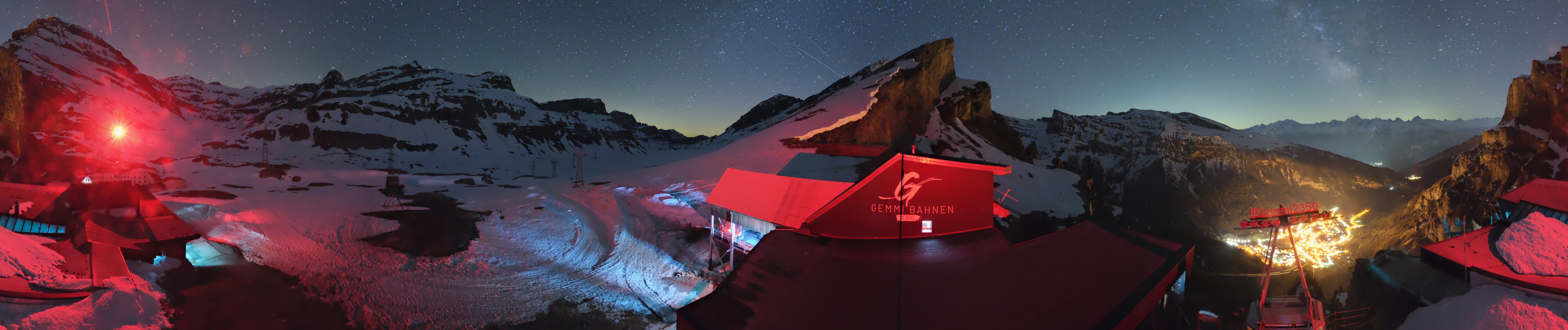 Archiv Foto Webcam Leukerbad: Gemmi Panoramacam