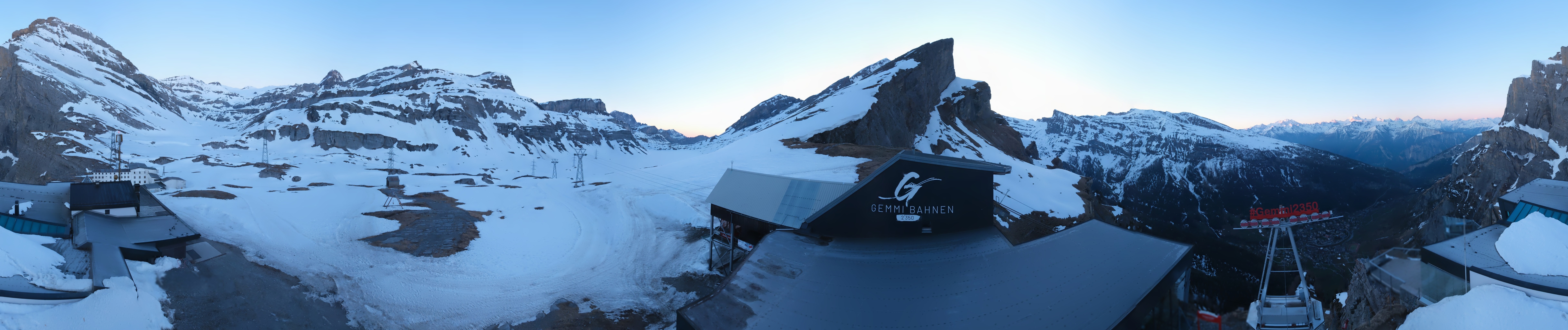 Archiv Foto Webcam Leukerbad: Gemmi Panoramacam