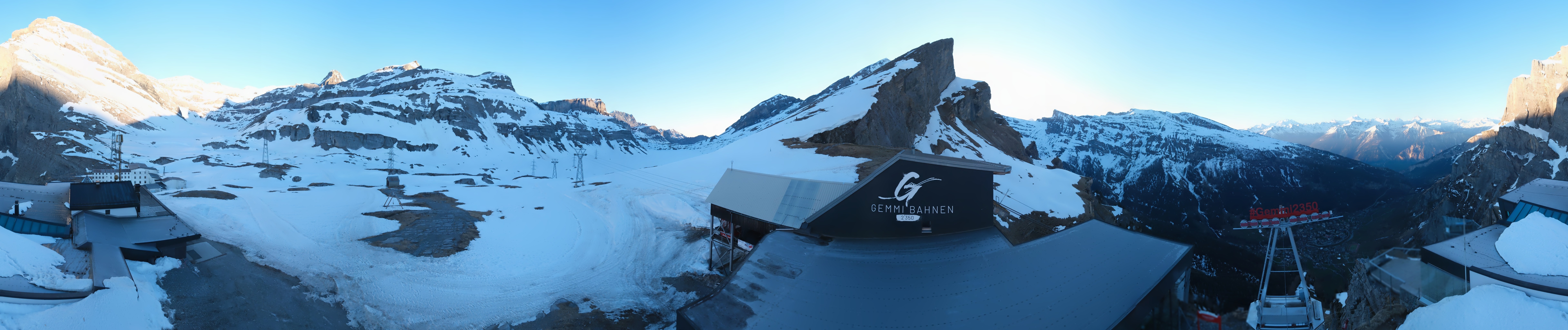 Archiv Foto Webcam Leukerbad: Gemmi Panoramacam