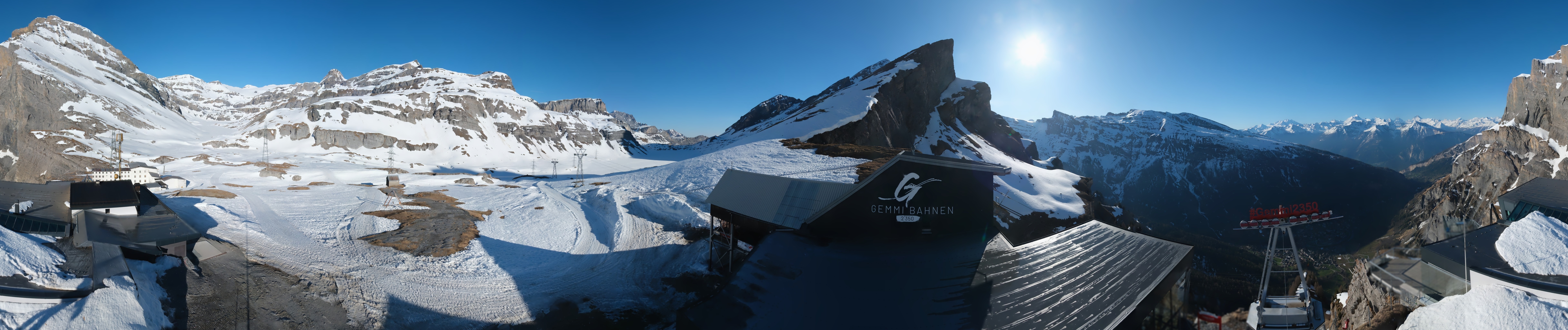 Archiv Foto Webcam Leukerbad: Gemmi Panoramacam
