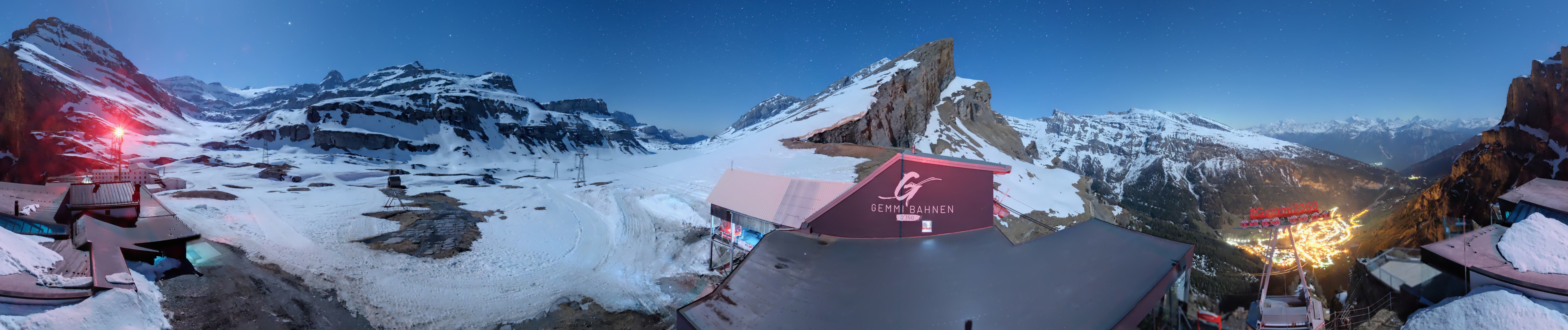 Archived image Webcam Leukerbad: Roundshot Gemmipass