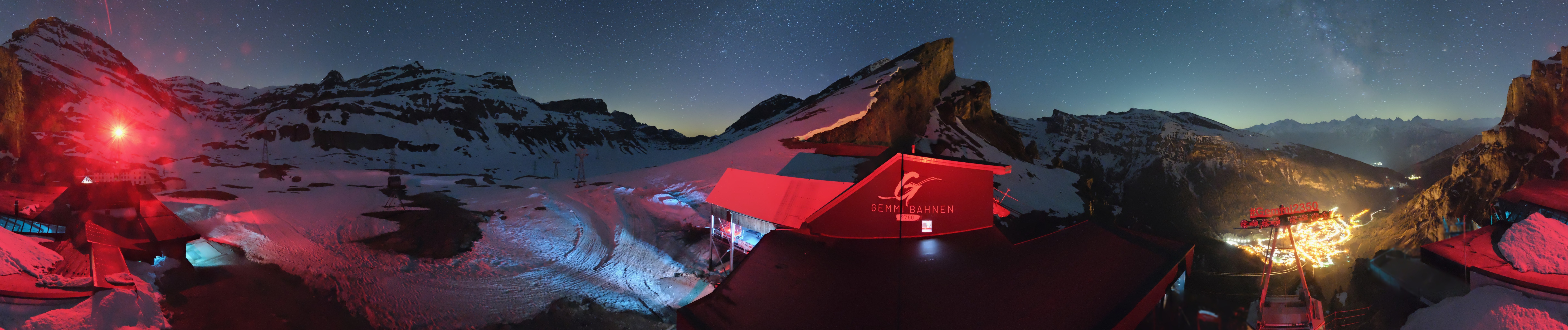 Archived image Webcam Leukerbad: Roundshot Gemmipass