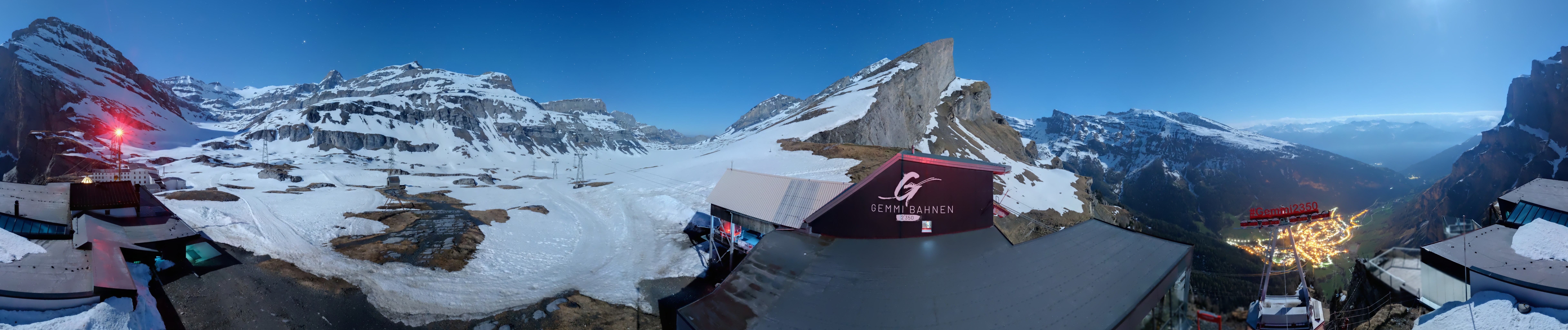 Archiv Foto Webcam Leukerbad: Gemmi Panoramacam